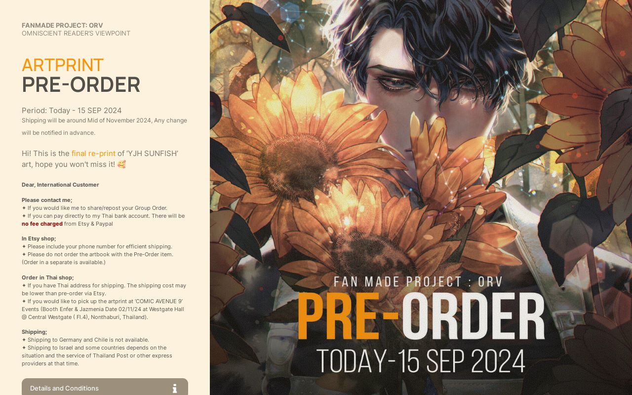 PRE-ORDER ORV Re-Print
